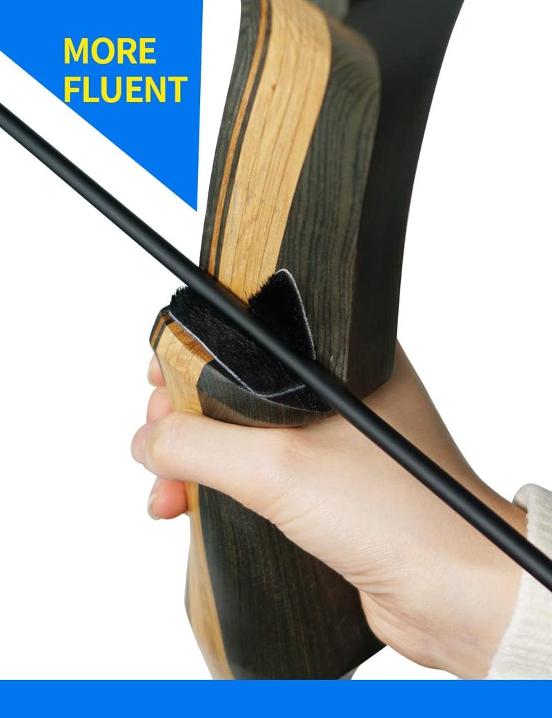 longbowmaker longbowmakwe Archery Arrow Rest/Bowstring Siliencer for Recurve Bow - Image 2